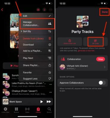 how to collaborate on apple music playlist