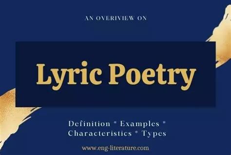 what is one main characteristic of lyric poetry? Lyric poetry often employs vivid imagery to evoke emotions and sensations in the reader.